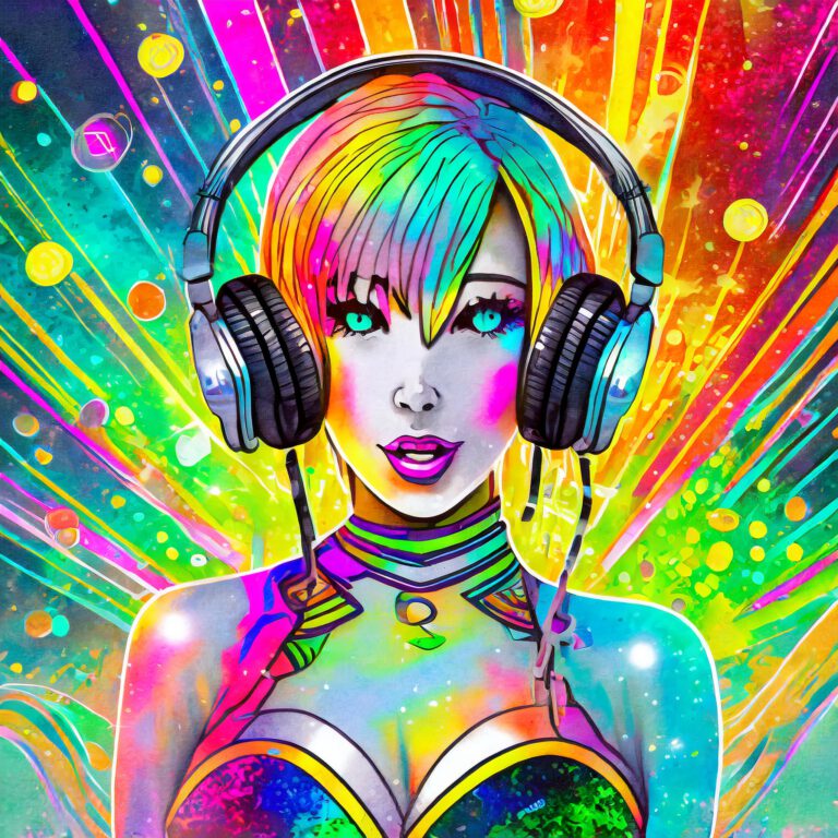 Woman with Headphones-2
